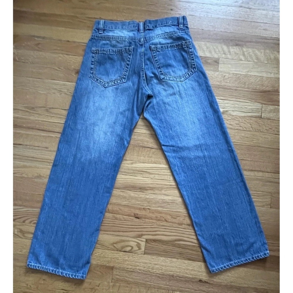 Avirex Jeans Mens 30x32 Blue Relaxed Fit Wide Leg Denim Vietnam Zip Fly Pockets